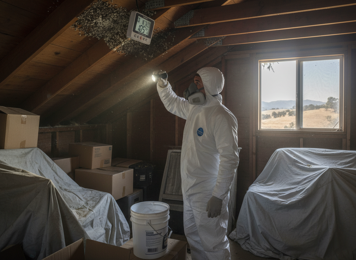 Checking Your Attic for Mold During Woodland Hills Heat Waves