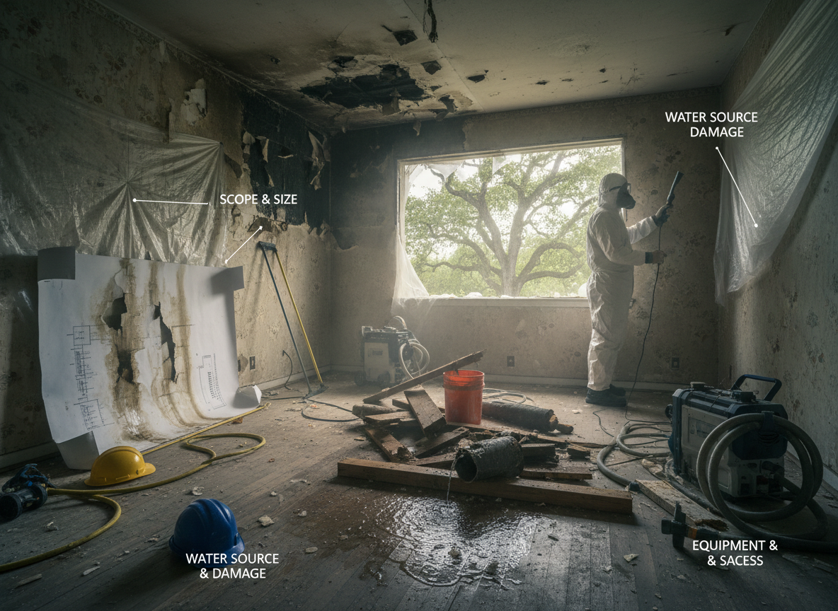 Factors That Affect Mold Remediation Costs in Woodland Hills