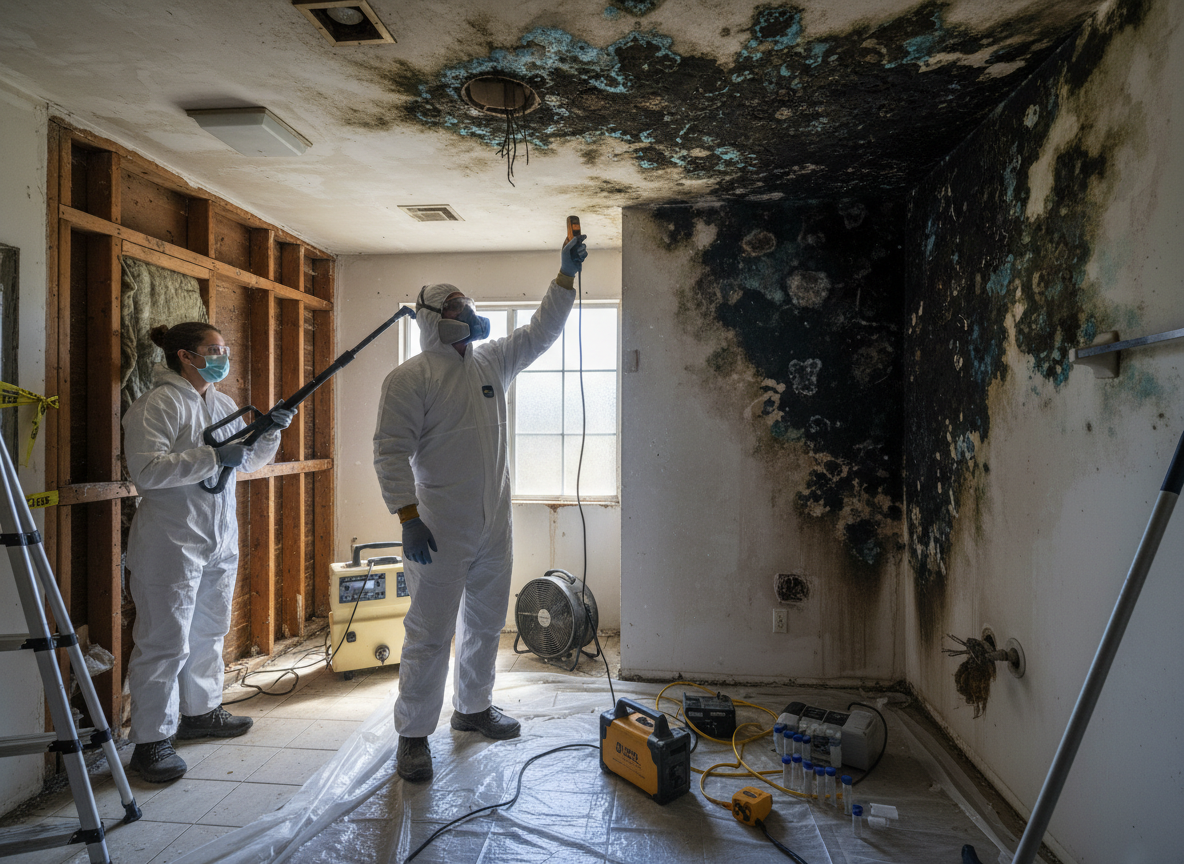 black mold inspection in Woodland Hills