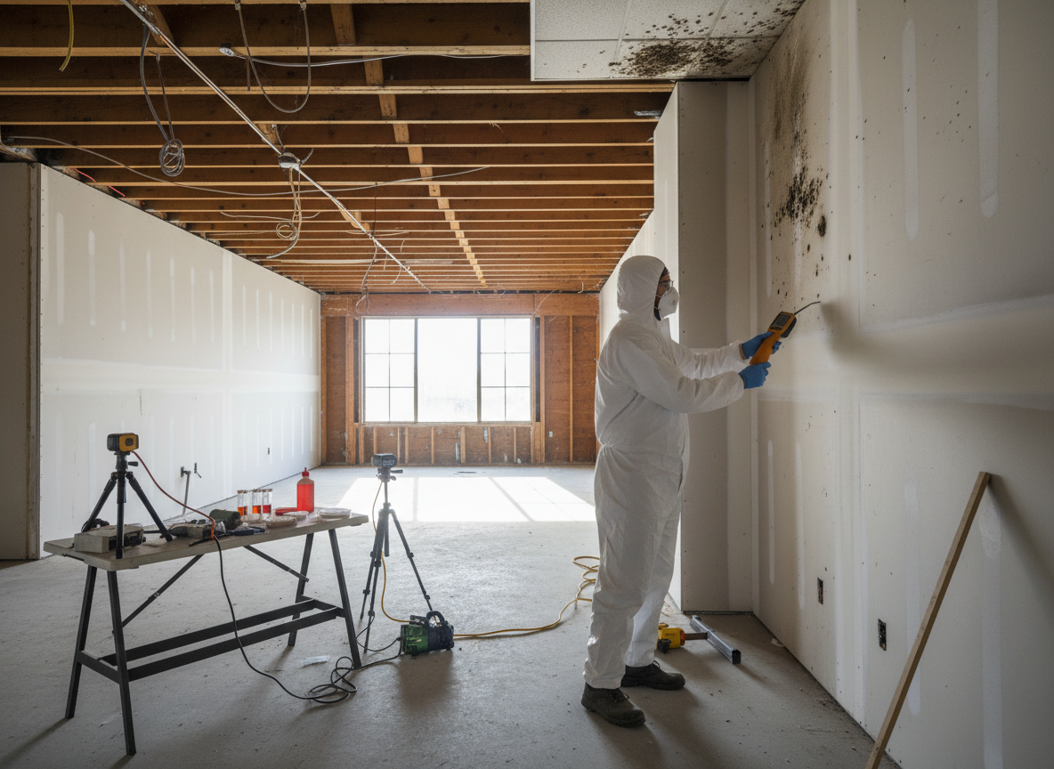 Commercial mold inspection in Woodland Hills